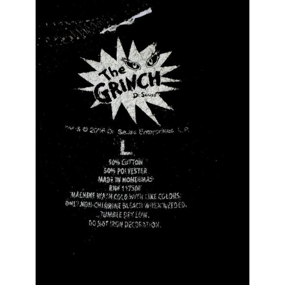 The Grinch Dr Seuss How The Grinch Stole Christmas Holiday Sweatshirt Size L - Picture 4 of 8